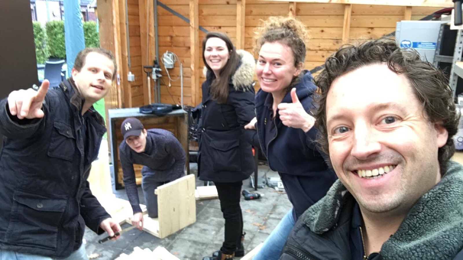 RAYA leden bouwen escape room in de OLV-toren Amersfoort